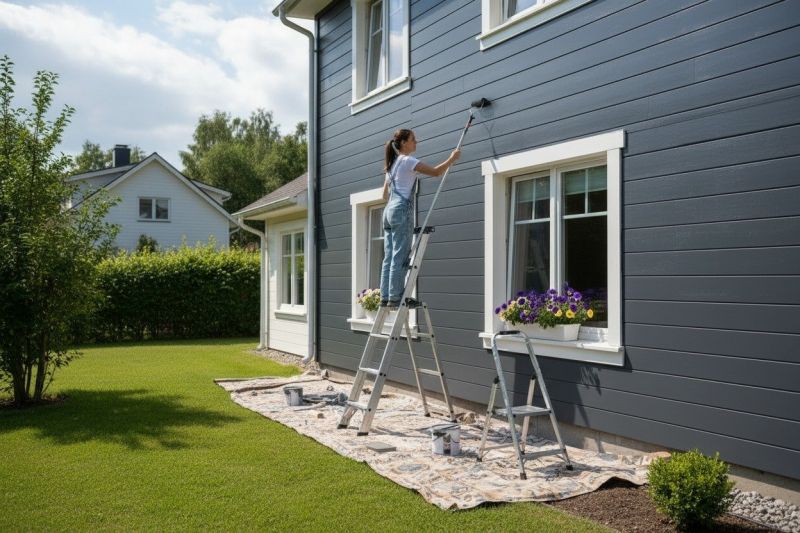 Exterior Whitewashing in Longmont, CO