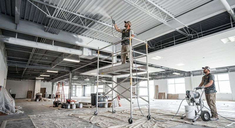 Retail Ceiling Painting in Longmont, CO