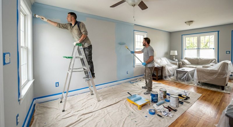 Stucco Ceiling Painting in Wilmington, NC